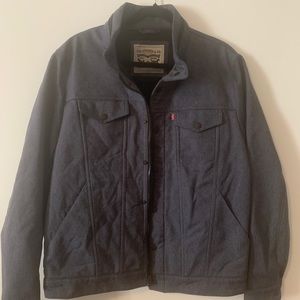 Levis Faux Denim Fleece Jacket